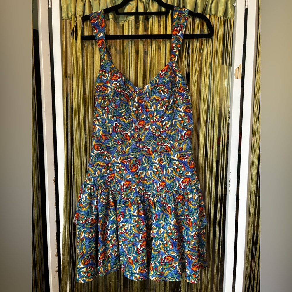 Multicolor Floral Mini Dress